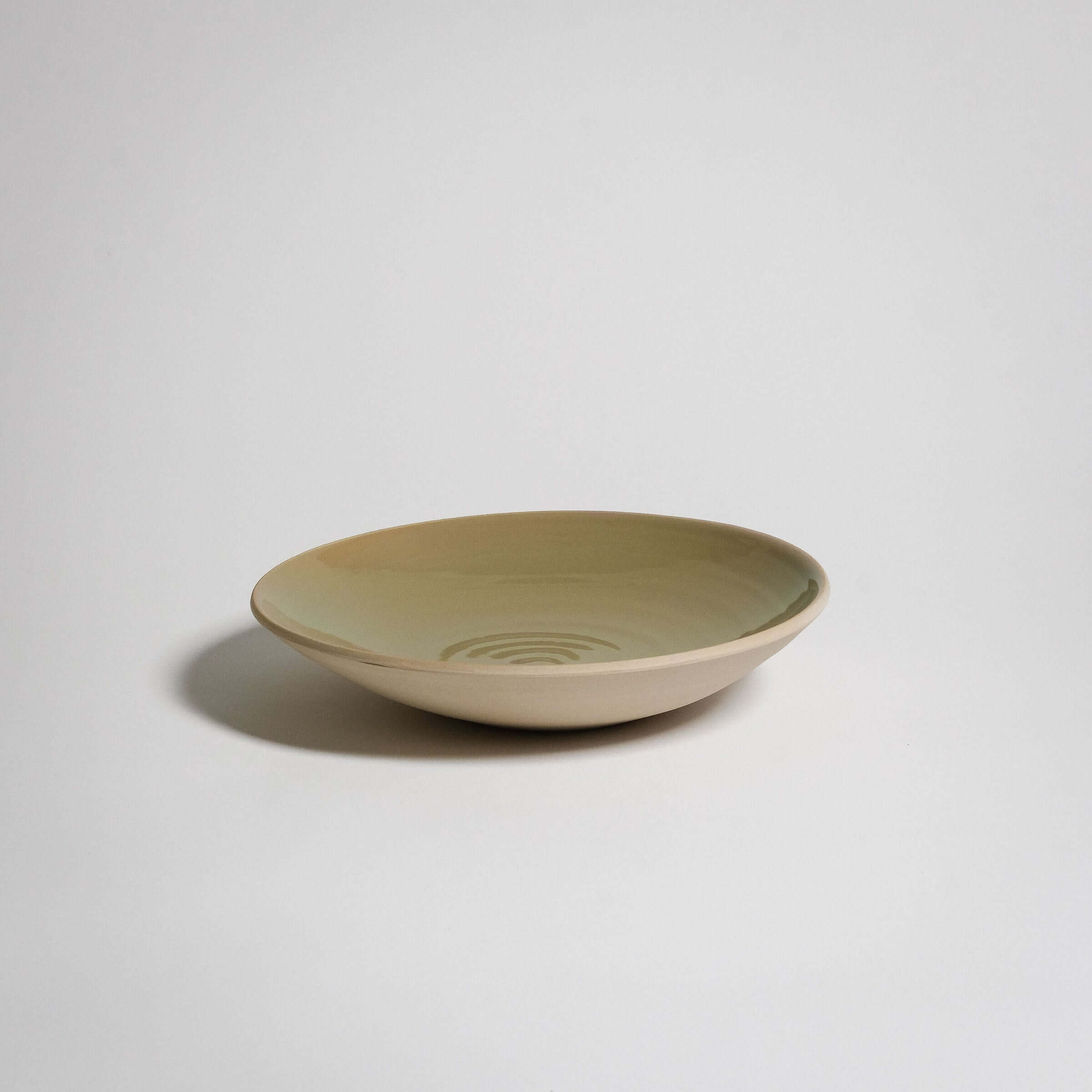 A Dinner Plate with a bit more round belly, so it's more a Bowl.
