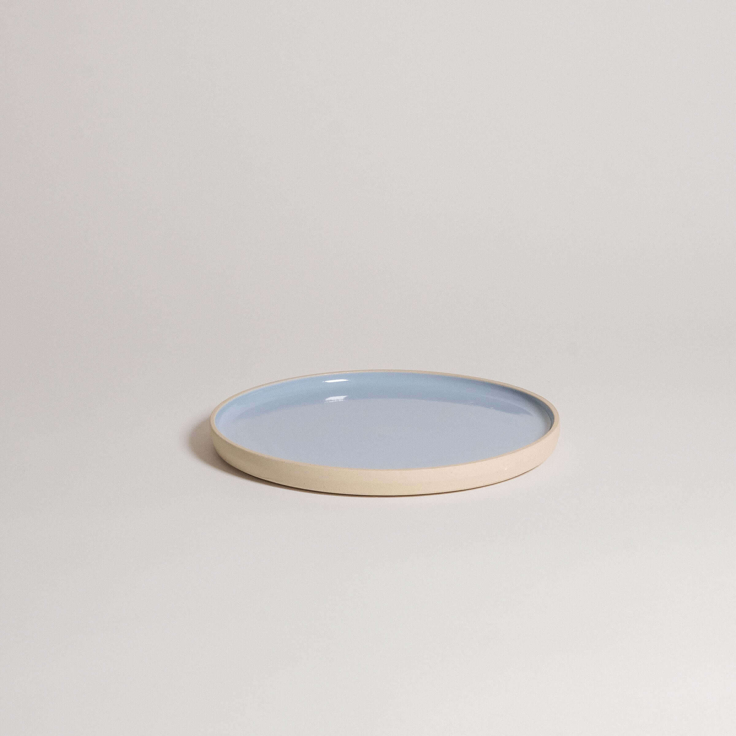 4er Set – Frühstück Teller - Eisblau
