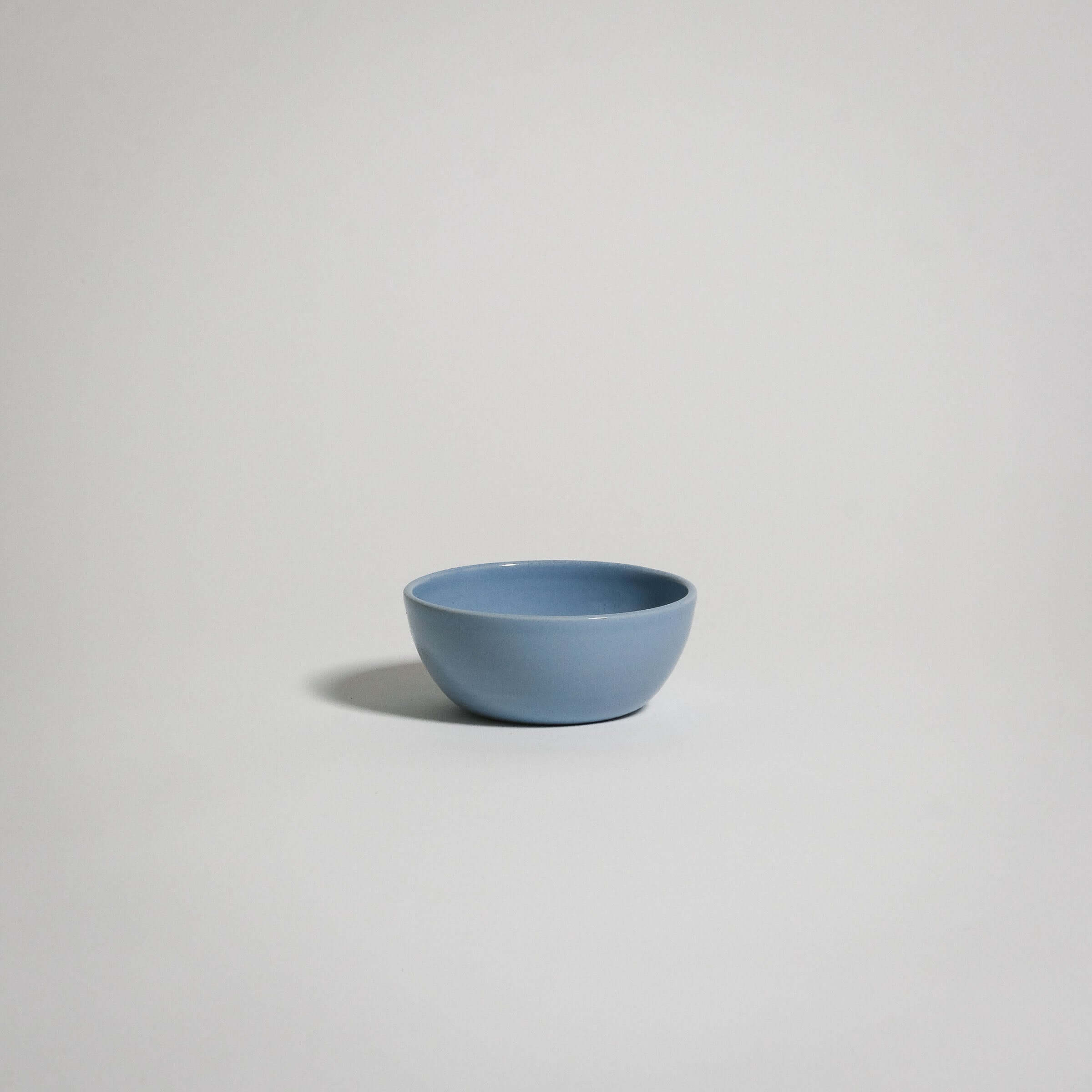 Handcrafted Mini Bowl Yun in iceblue glaze, perfect for daily meals or snacks, dishwasher and oven safe.