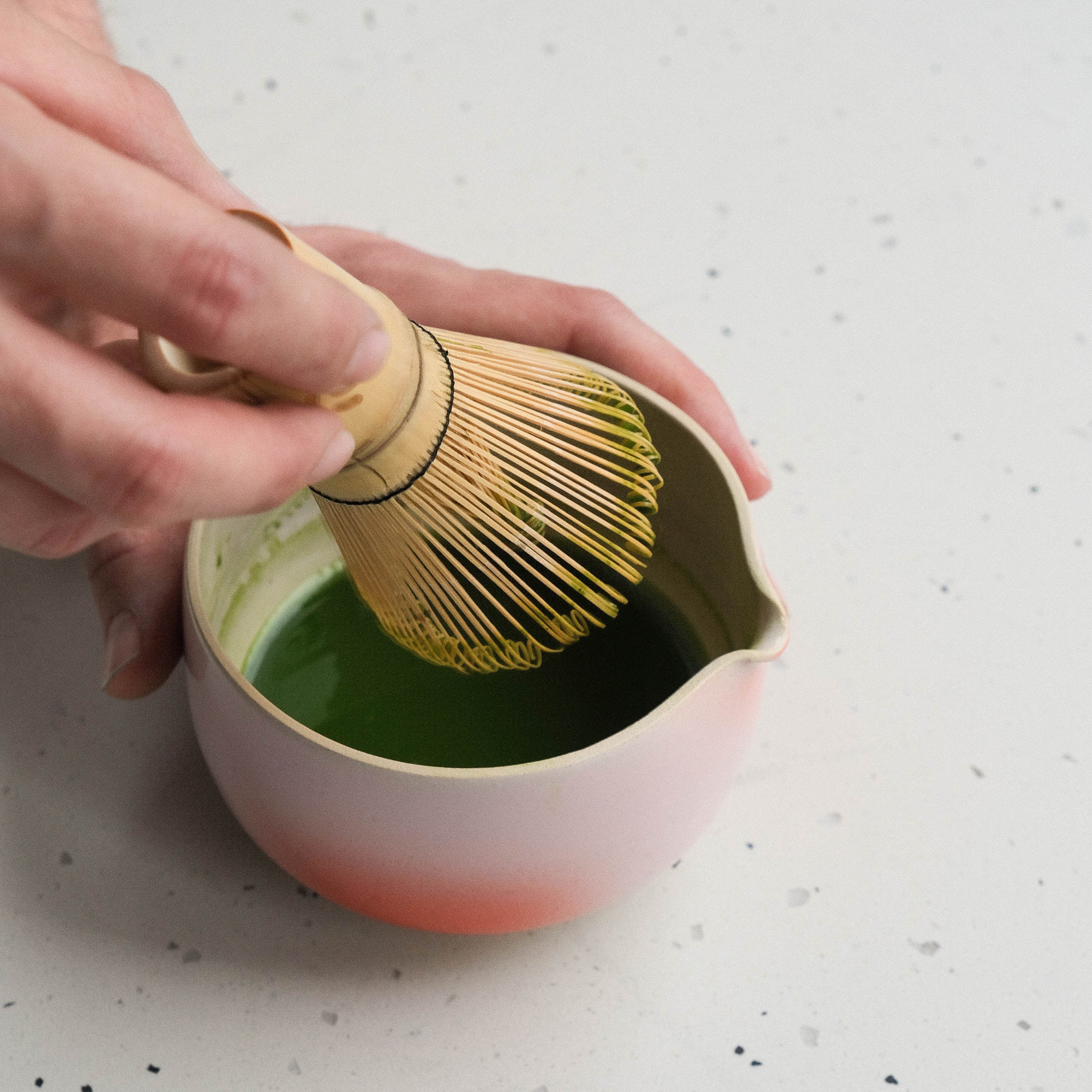 Matcha Set - Viola Beuscher Kleurverloop