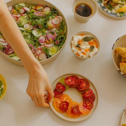 Assiette à déjeuner - Crème
