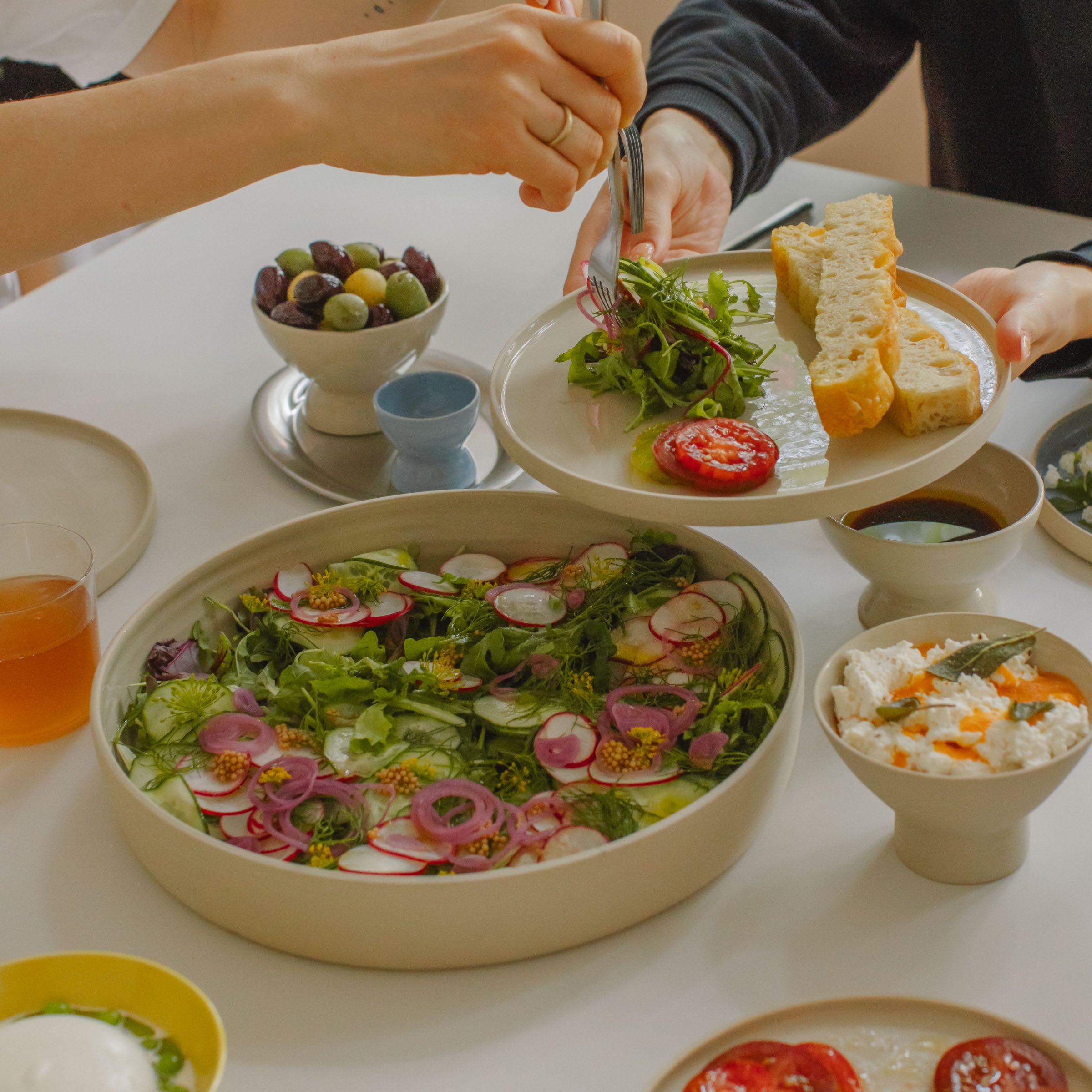 Dinner Plate – Creme