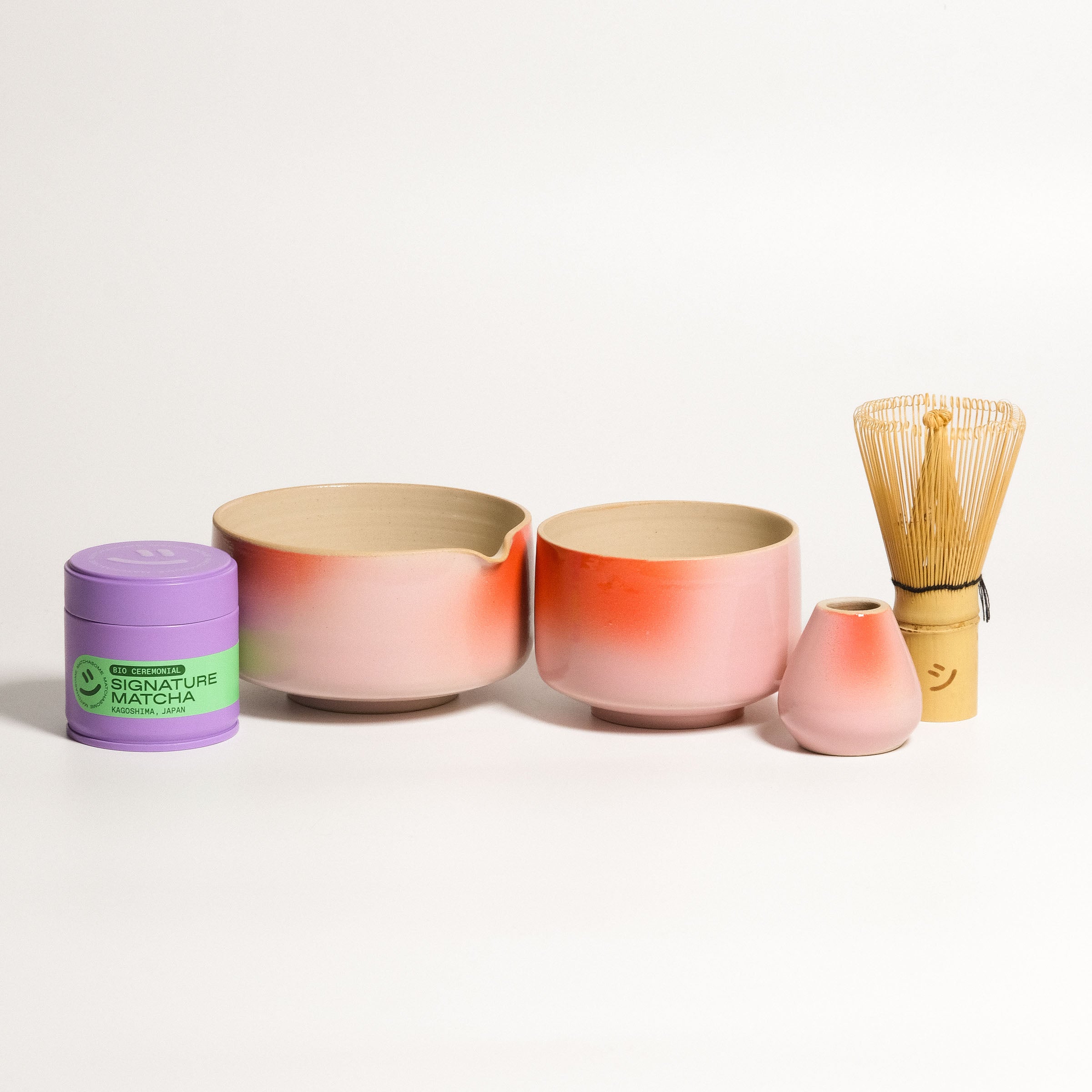 Matcha Set - Farbverlauf - Bio Ceremonial Matcha Supreme