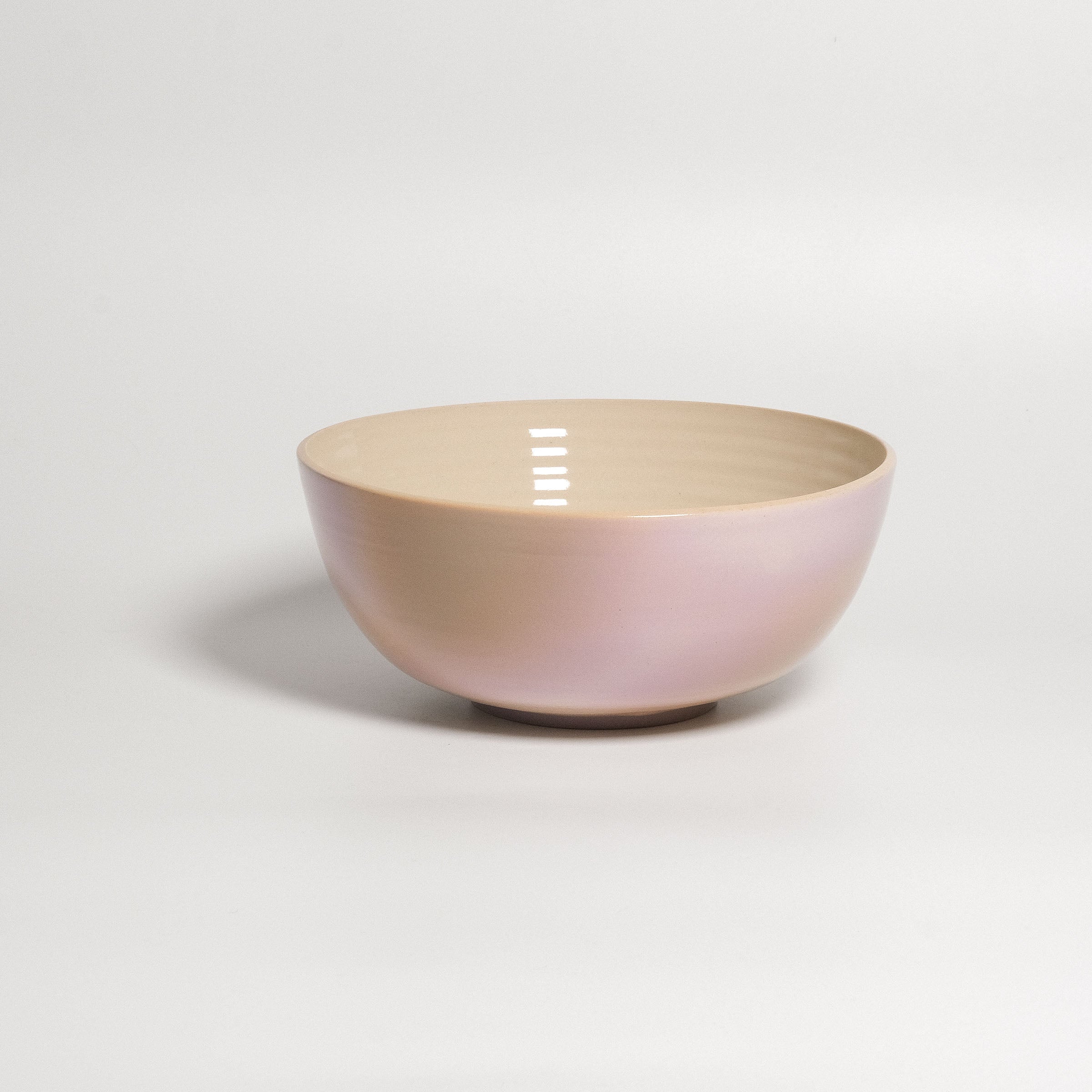 Ramen Bowl - Pink & Moss - B-GRADE