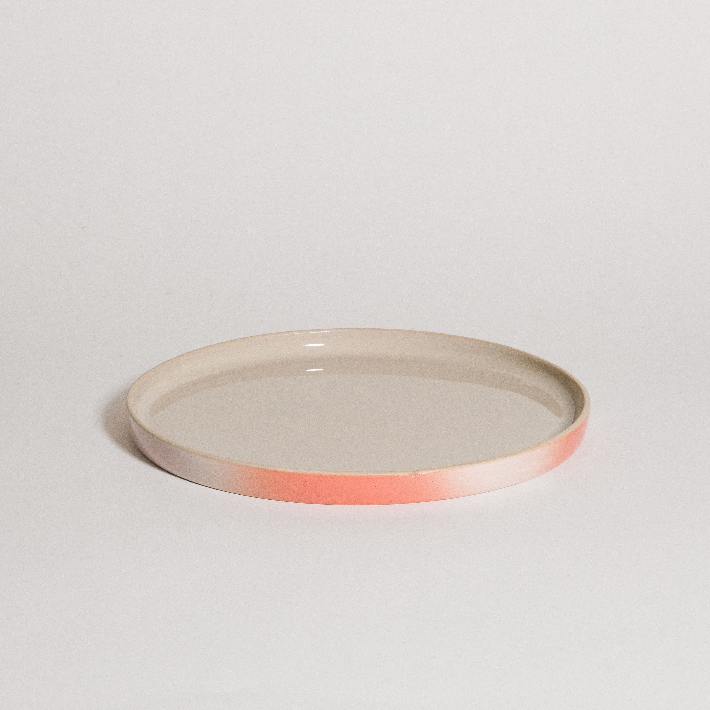 Dinner Plate - Orange & Pink - B-GRADE