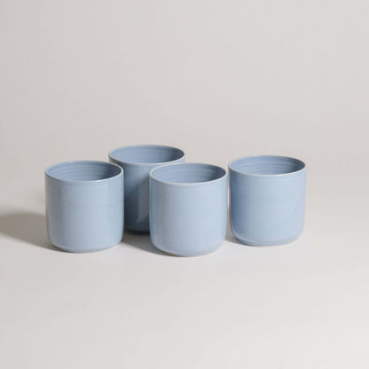 Set di 4 - Bicchiere da tè - Nomi Iceblue