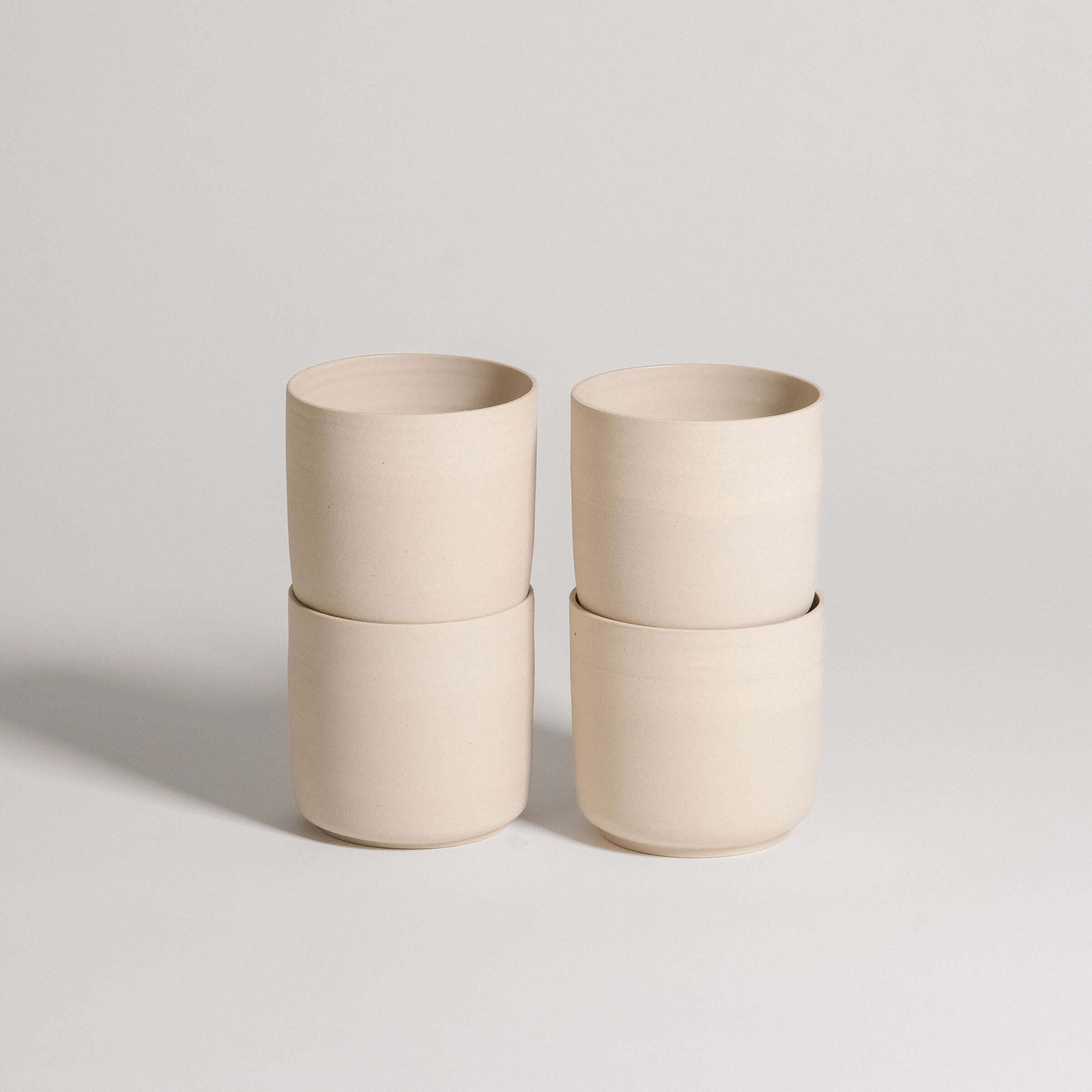 4er Set – Tee Becher - Nomi Creme